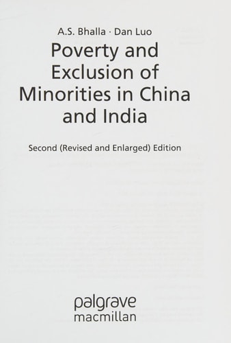 Poverty and Exclusion of Minorities in China and India (2nd Edition)