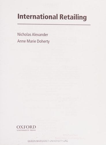 International Retailing (1st Edition)