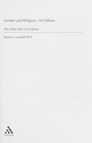 Gender and Religion, 2nd Edition (The Dark Side of Scripture)