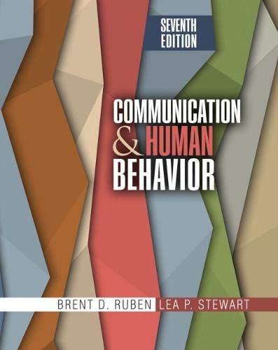 Communication and Human Behavior (7th Edition)