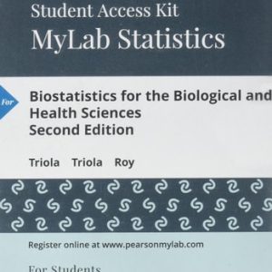 MyLab Statistics with Pearson eText Access Code (24 Months) for Biostatistics for the Biological and Health Sciences (2nd Edition)