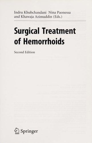 Surgical Treatment of Hemorrhoids (2nd Edition)