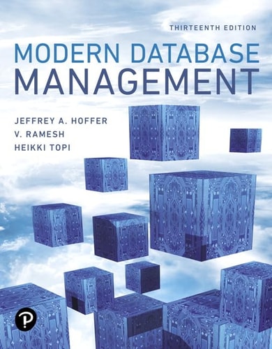Modern Database Management (13th Edition)