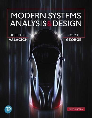 Modern Systems Analysis and Design (9th Edition)