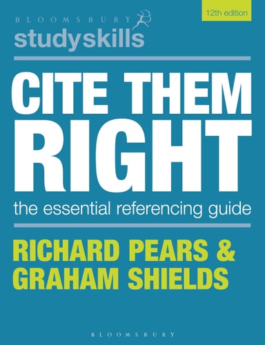Cite Them Right (12th Edition)