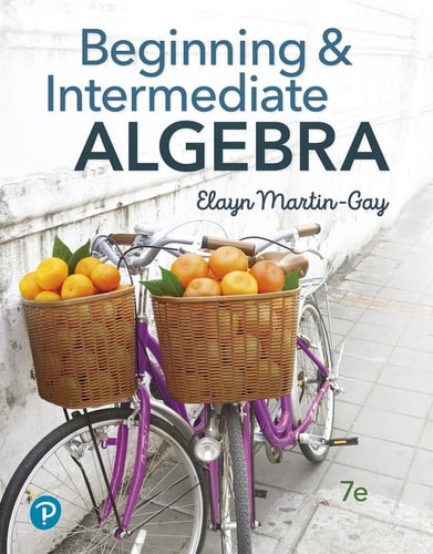 Beginning & Intermediate Algebra (7th Edition)