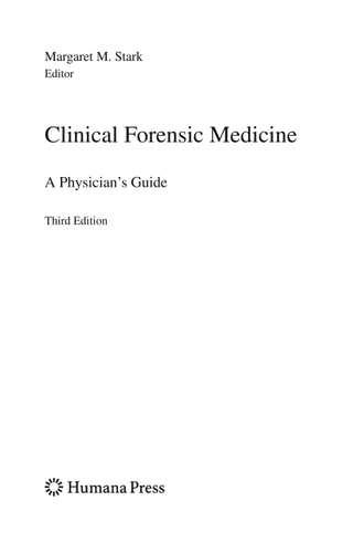 Clinical Forensic Medicine (A Physician's Guide) (3rd Edition)