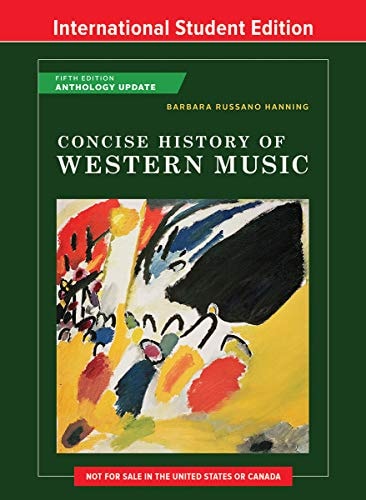 Concise History of Western Music (5th Edition)