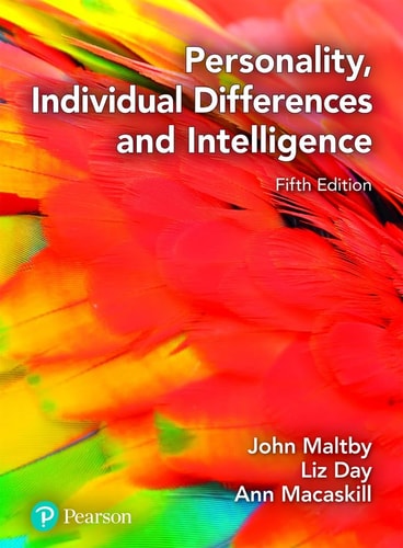 Personality, Individual Differences and Intelligence (5th Edition)