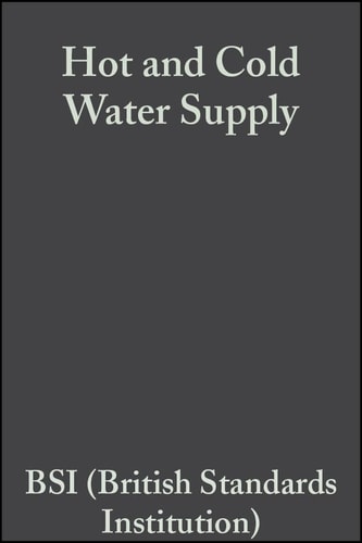Hot and Cold Water Supply (2nd Edition)