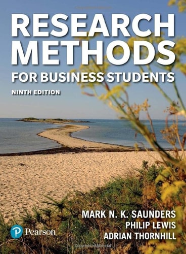Saunders Research Methods (9th Edition)