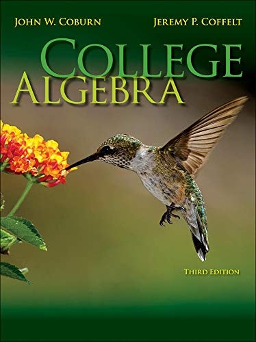 College Algebra (3rd Edition)