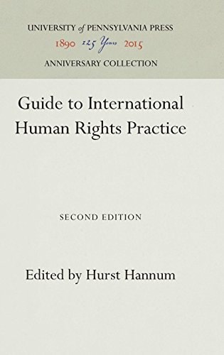 Guide to International Human Rights Practice (2016th Edition)