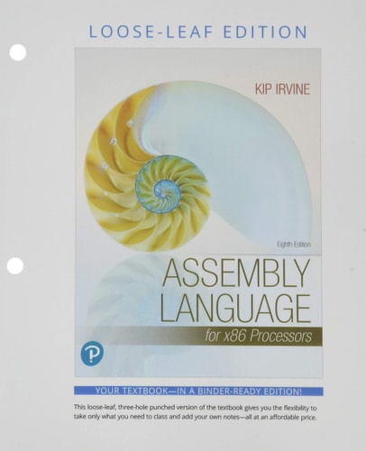 Assembly Language for X86 Processors (8th Edition)