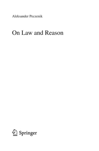 On Law and Reason (2nd Edition)