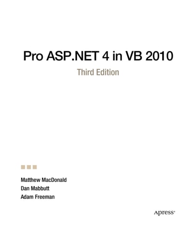 Pro ASP.NET 4 in VB 2010 (3rd Edition)