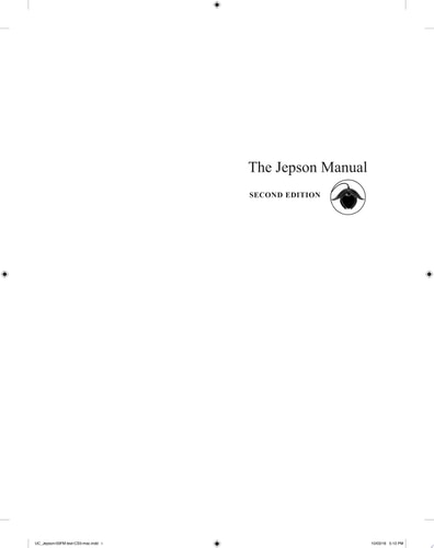 The Jepson Manual Vascular Plants of California (2nd Edition)