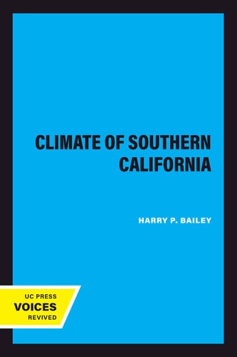 The Climate of Southern California (2020th Edition)