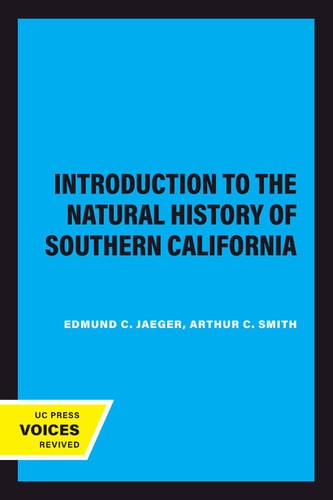 Introduction to the Natural History of Southern California (2020th Edition)