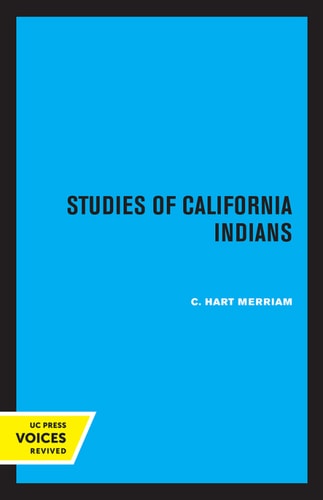 Studies of California Indians (2020th Edition)