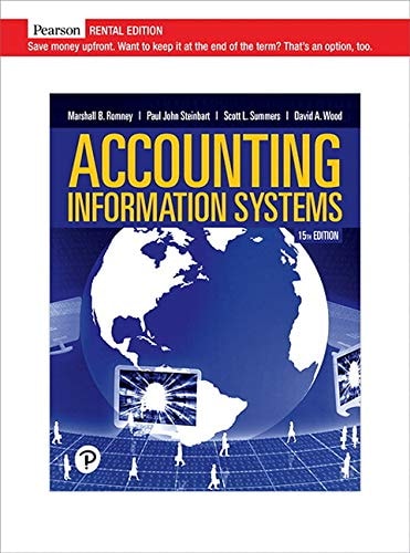 Accounting Information Systems (15th Edition)