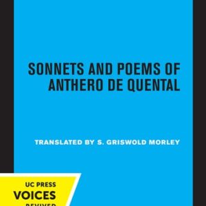 Sonnets and Poems of Anthero de Quental