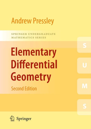 Elementary Differential Geometry (2nd Edition)