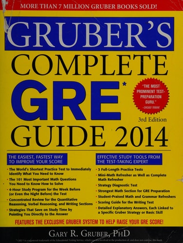 Gruber's Complete GRE Guide 2014 (3rd Edition)
