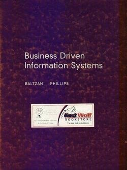 Business Driven Information Systems (1st Edition)