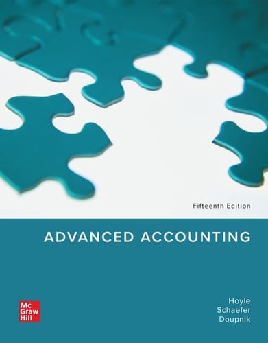 Advanced Accounting (15th Edition)