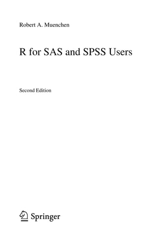 R for SAS and SPSS Users (2nd Edition)