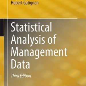 Statistical Analysis of Management Data (3rd Edition)