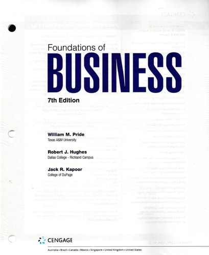 Foundations of Business (7th edition)