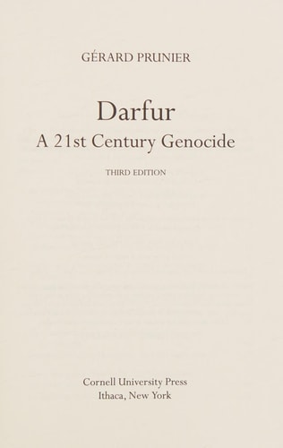 Darfur (A 21st Century Genocide) (3rd Edition)