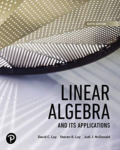 Linear Algebra and Its Applications (6th Edition)