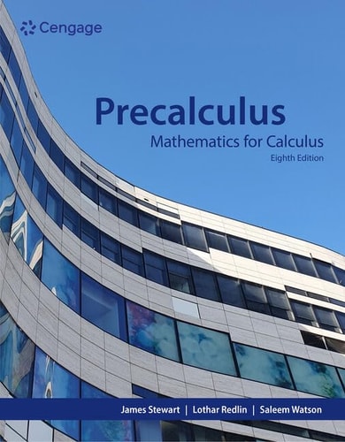 Precalculus Mathematics for Calculus (8th Edition)