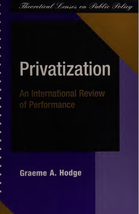 Privatization - An International Review Of Performance (1st Edition)